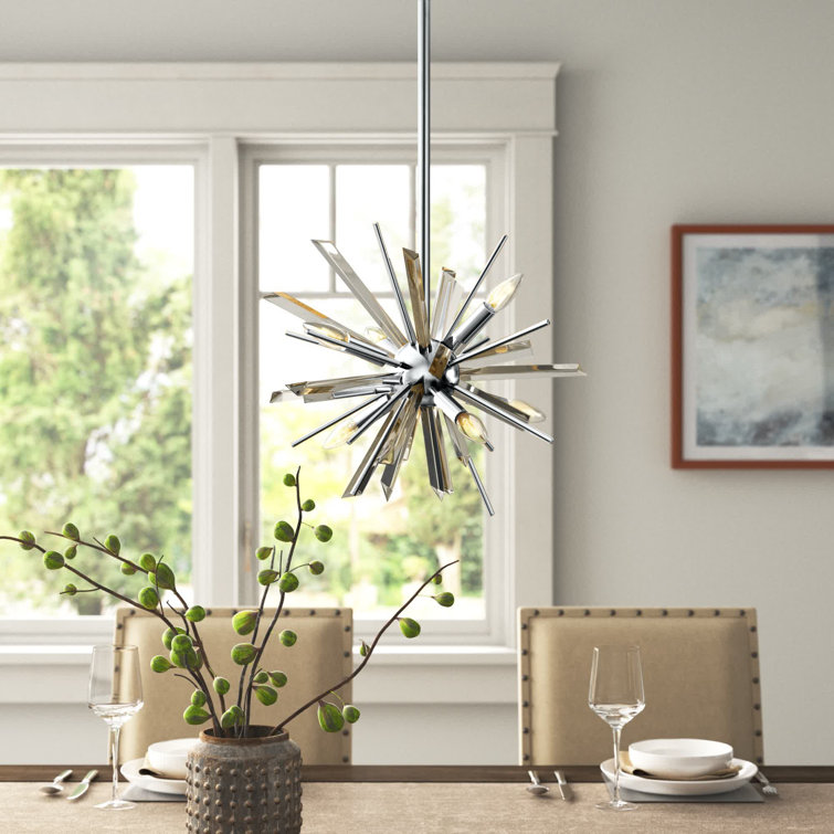 Bruna 6 - Light Dimmable Sputnik Sphere Chandelier