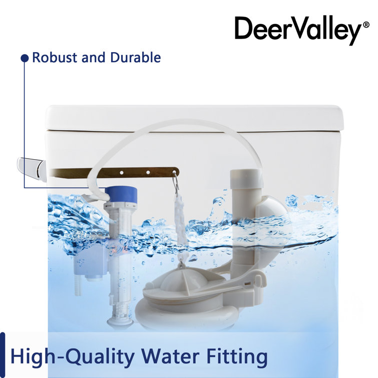 White Elongated One-Piece High Efficiency Toilet with ADA Seat