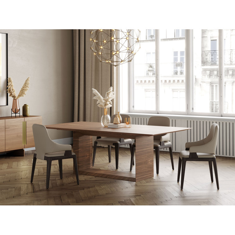 Walnut Rectangular Art Deco Dining Table for Eight