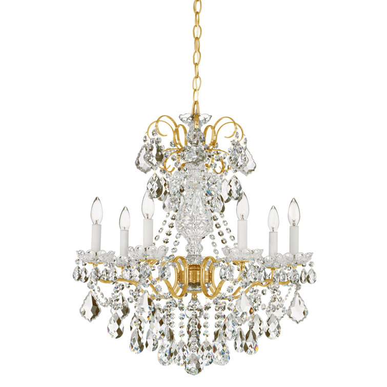 Aurelia Heritage Clear 7-Light Traditional Crystal Chandelier