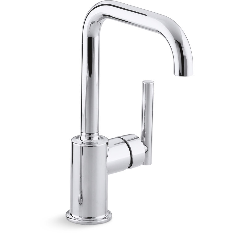 Purist High-Arch Polished Chrome Single Handle Bar Faucet