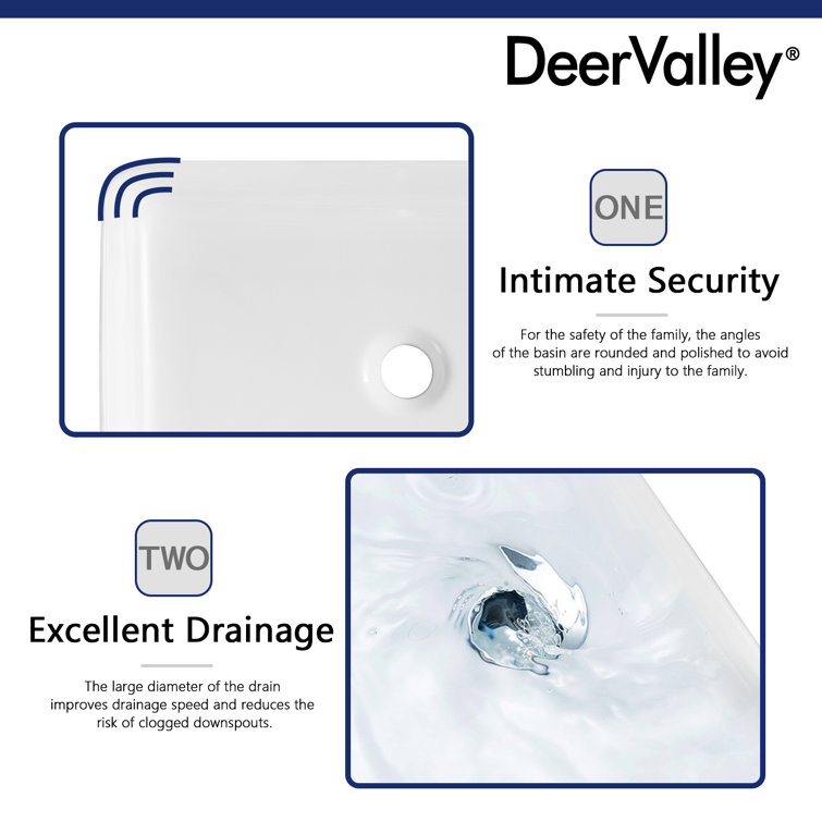 White Ceramic Rectangular Vessel Bathroom Sink