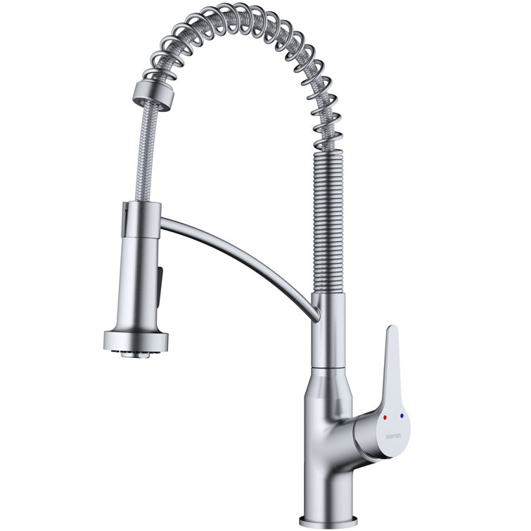 Scottsdale Stainless Steel Single-Handle Pull-Down Kitchen Faucet