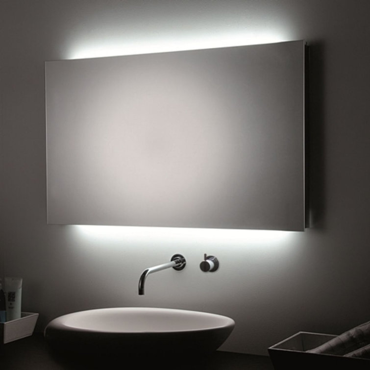 Sleek Full-Length 31.5" x 47.2" LED Bathroom Vanity Mirror