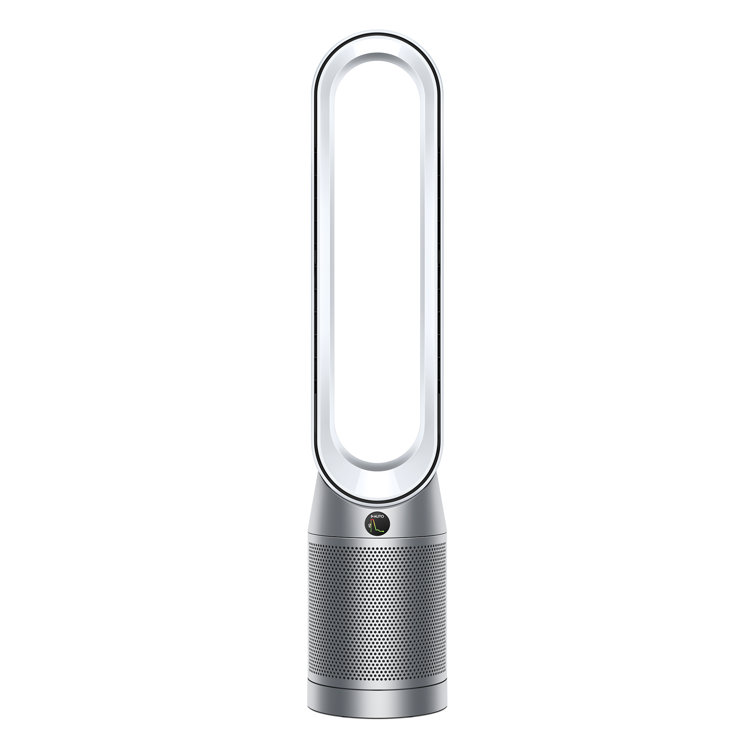 Silver and White HEPA Air Purifier with Smart Features