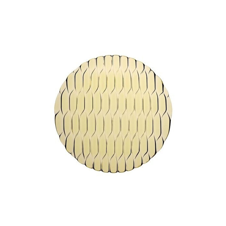 Olive Glass Small Dessert Plates, Set of 4