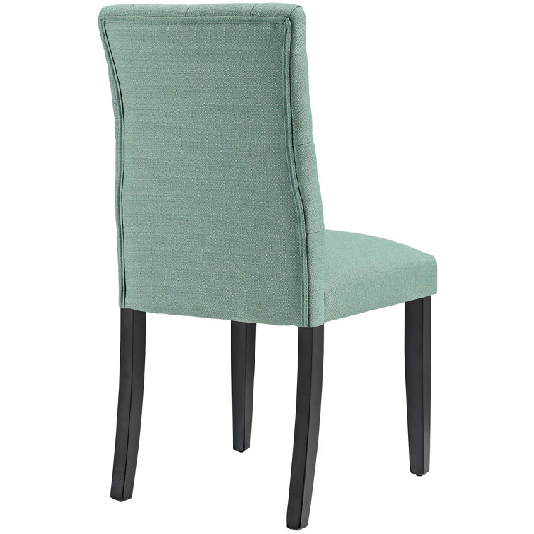 Laguna Blue Tufted Upholstered Parsons Side Chair