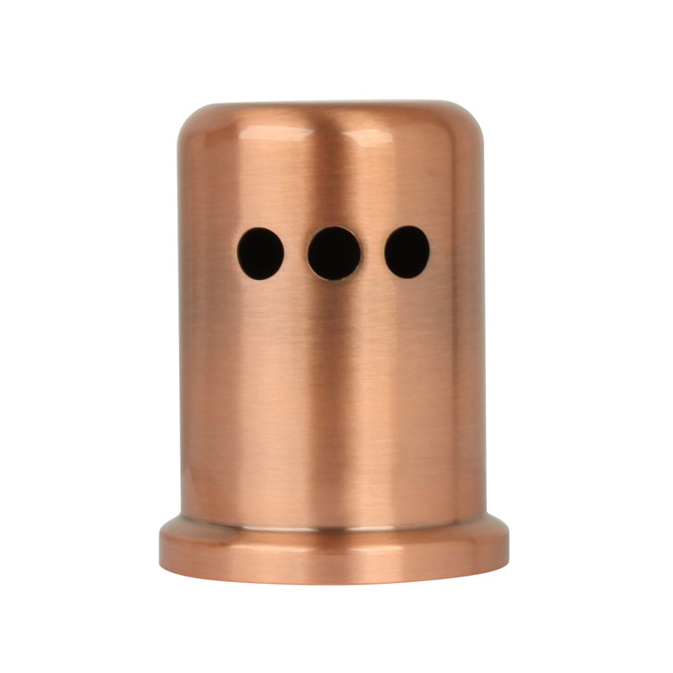 Copper Dual-Threaded Kitchen Sink Air Gap Cover
