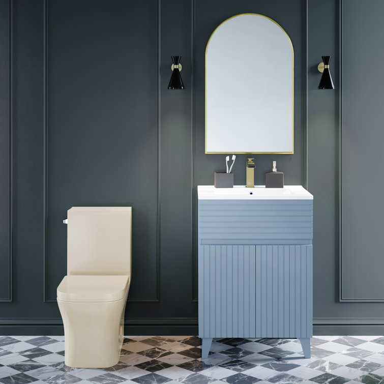 Concorde Bisque Square High-Efficiency Dual-Flush Toilet