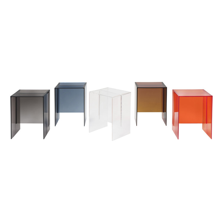 Blue Sunset Acrylic Rectangular Side Table