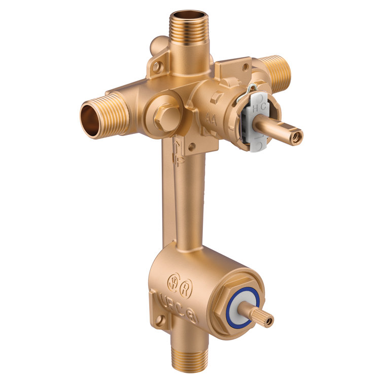 Moen Brass Posi-Temp Pressure Balancing Valve with Diverter