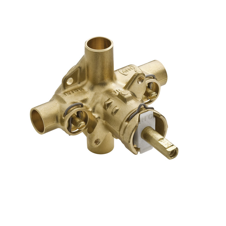 Moen Brass and Black Posi-Temp Pressure Balancing Valve