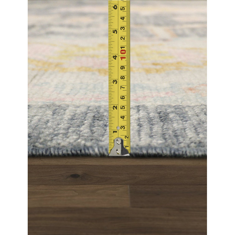 Elegant Oushak Hand-Knotted Gray Wool Area Rug, 11'9" x 15'