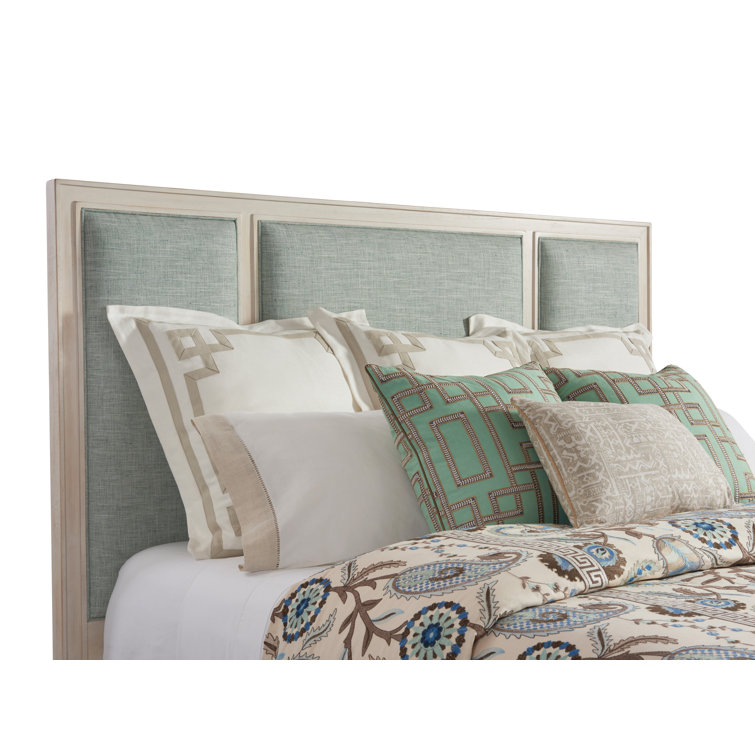 Sandstone Newport Upholstered King Headboard with Coastal Elegance