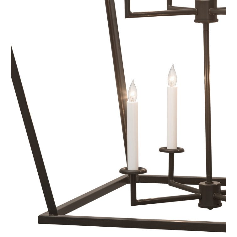 Kitzi Bronze 8-Light Indoor/Outdoor LED Chandelier