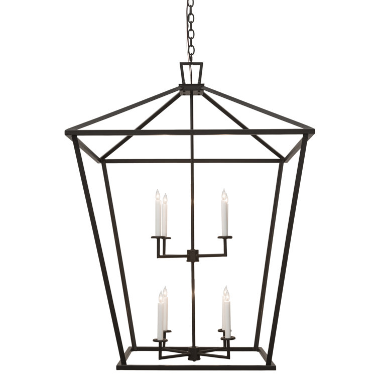 Kitzi Bronze 8-Light Indoor/Outdoor LED Chandelier
