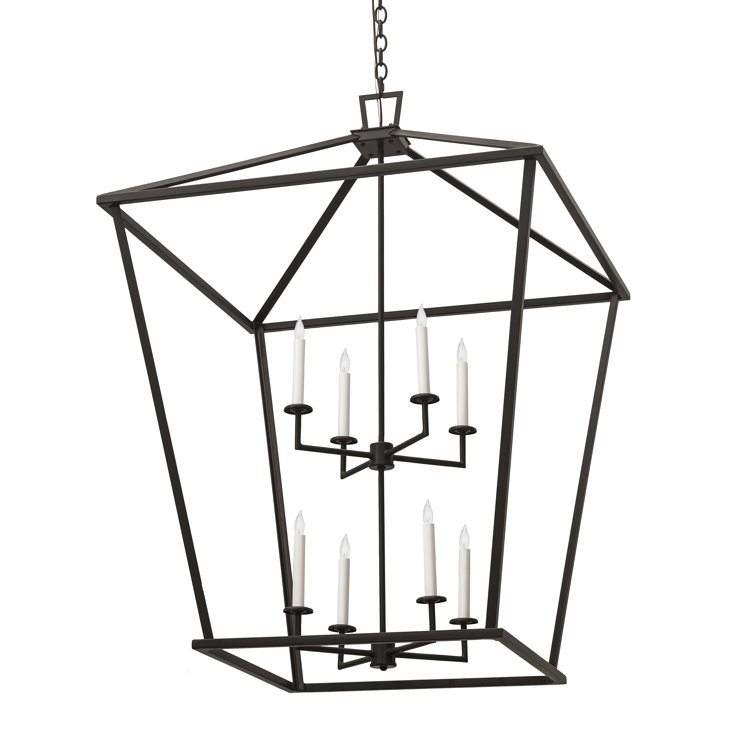 Kitzi Bronze 8-Light Indoor/Outdoor LED Chandelier