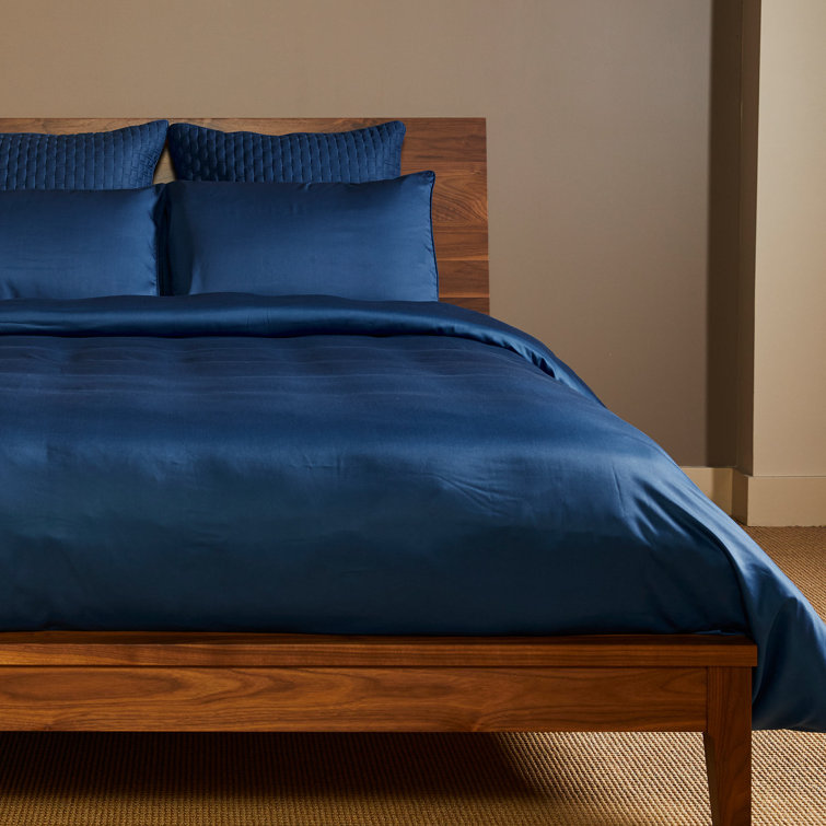 Indigo Full/Queen Bamboo Viscose Luxury Duvet Cover Set