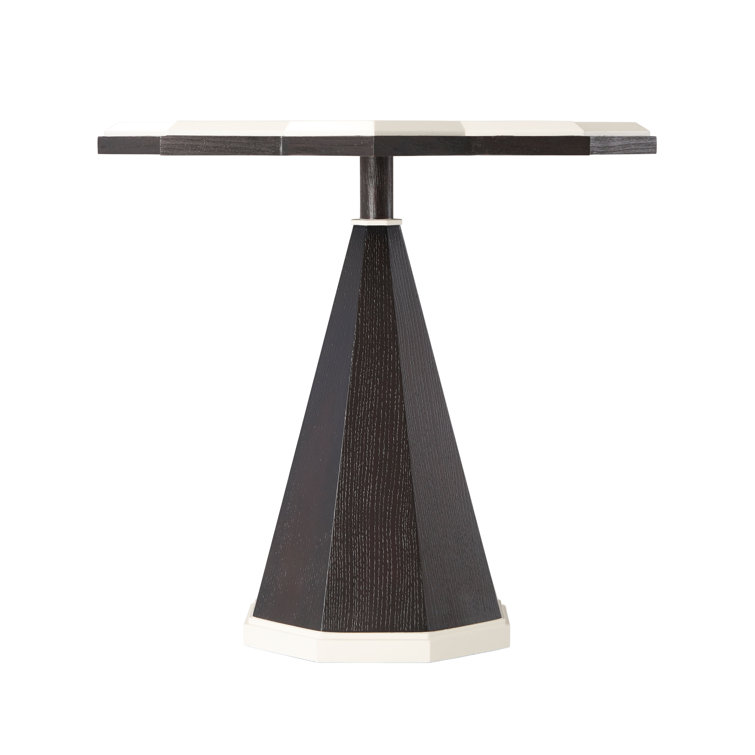 Atticus 26" Round Solid Wood End Table
