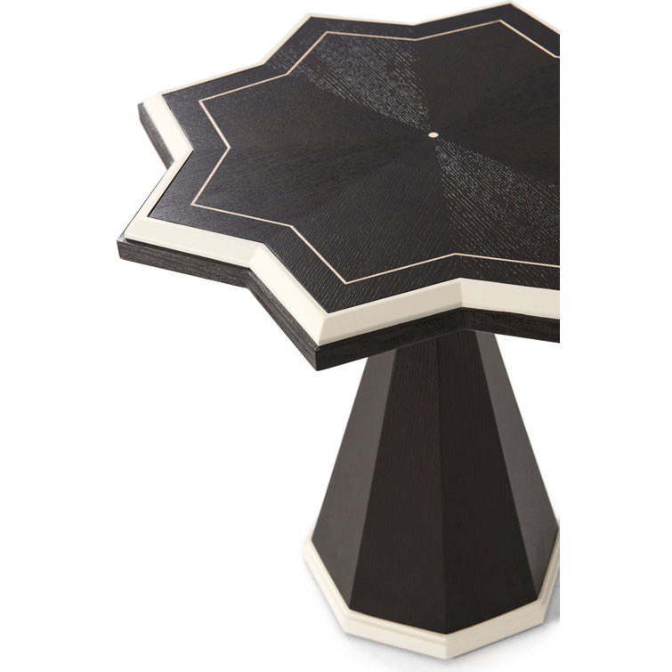 Atticus 26" Round Solid Wood End Table