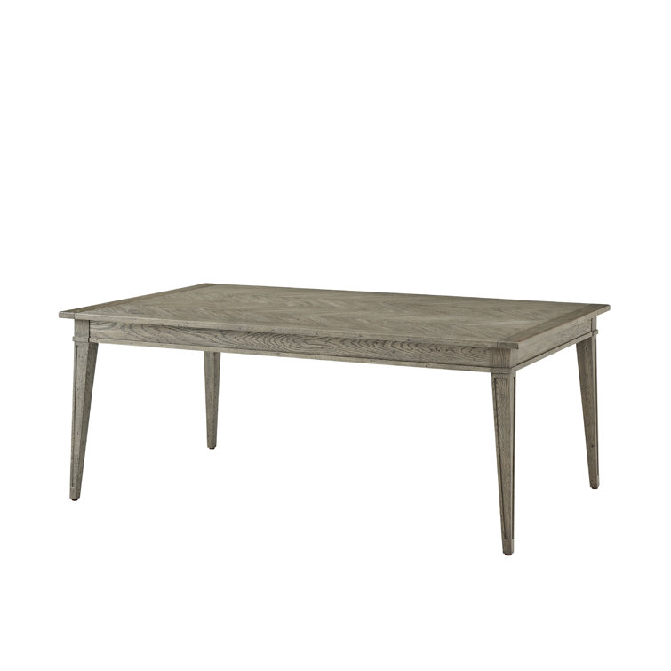 Echoes Grey Echo Oak Extendable Solid Wood Dining Table for 12