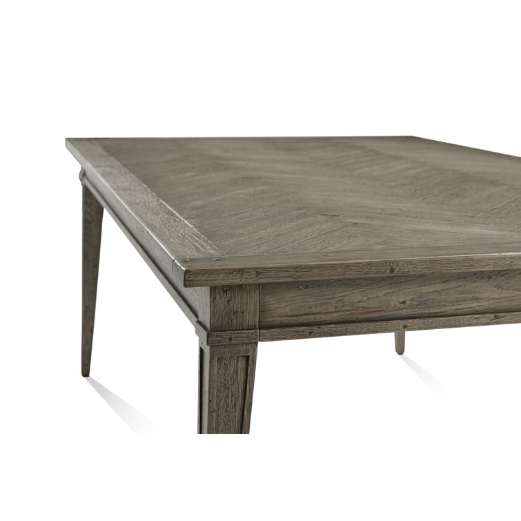 Echoes Grey Echo Oak Extendable Solid Wood Dining Table for 12