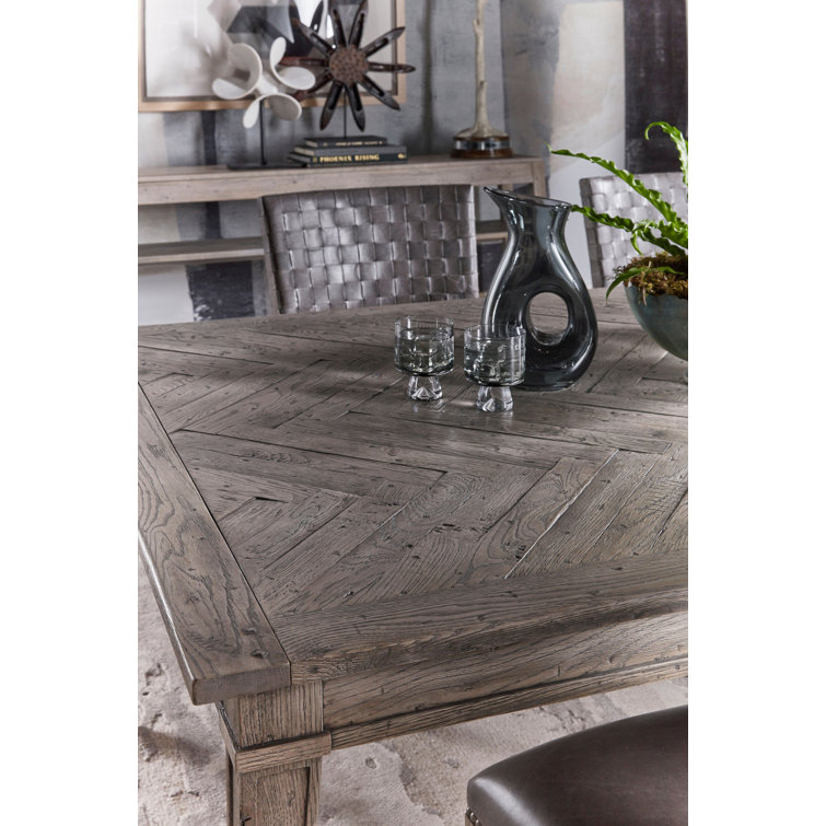 Echoes Grey Echo Oak Extendable Solid Wood Dining Table for 12