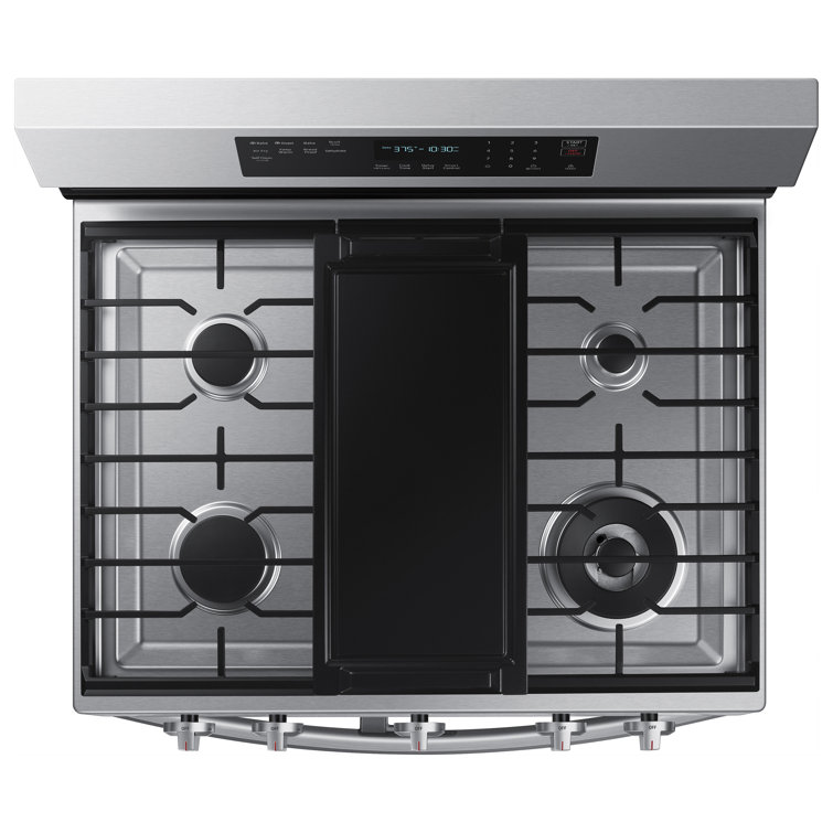 6.0 cu. ft. Stainless Steel Smart Freestanding Gas Range with Flex Duo and Air Fry