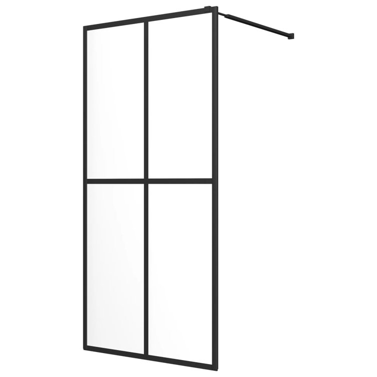 Transparent Tempered Glass Rectangle Shower Enclosure, 31.5" x 76.8"