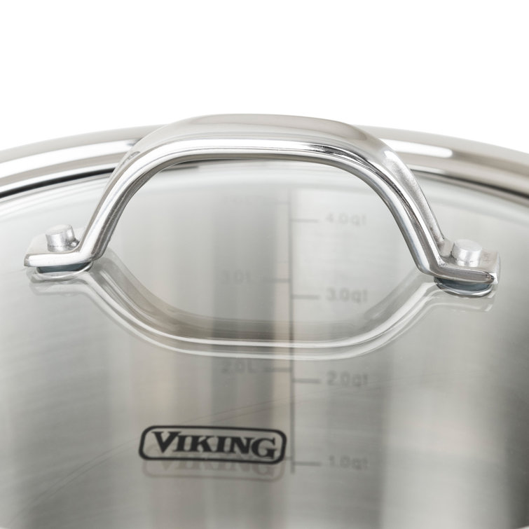 Viking 10-Piece Stainless Steel 3-Ply Cookware Set
