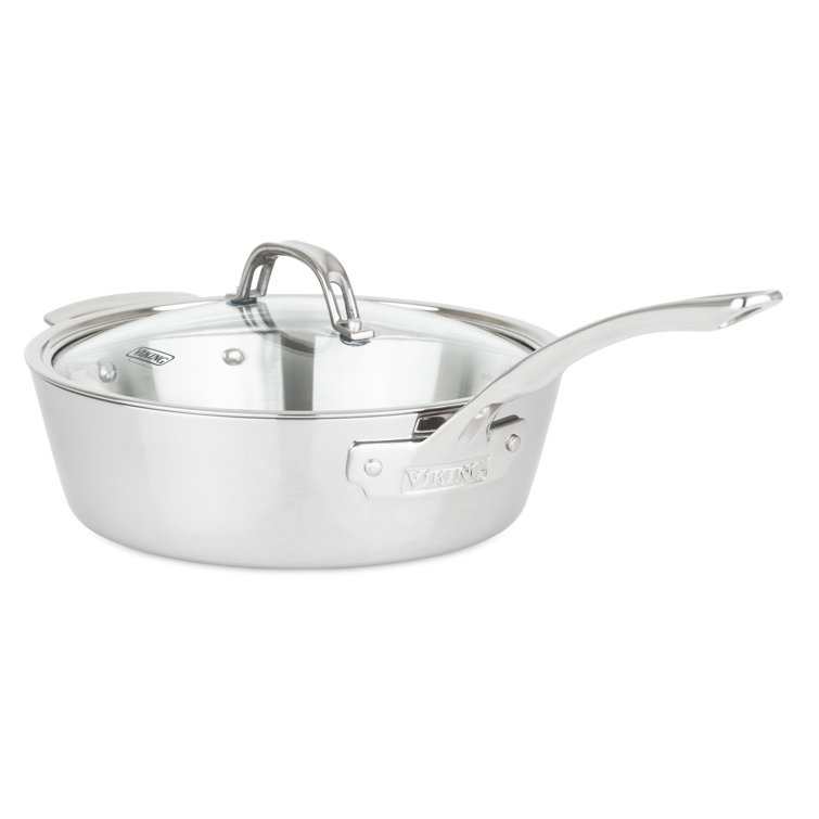 Viking 10-Piece Stainless Steel 3-Ply Cookware Set