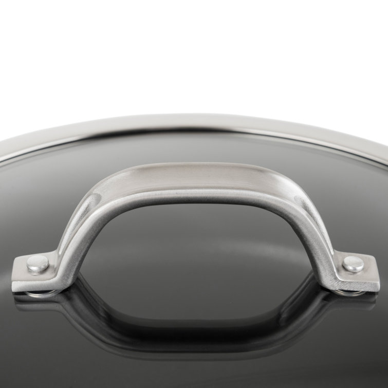 Viking 10-Piece Hard Anodized Nonstick Cookware Set with Glass Lids
