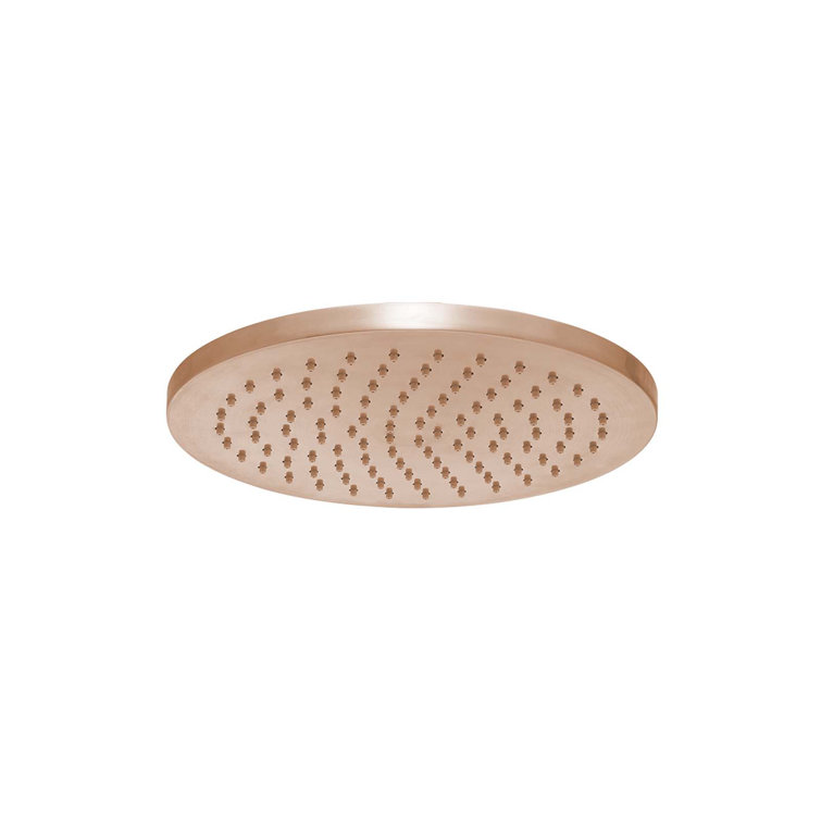 Large Brushed Bronze Rain Ceiling Mounted Shower Head