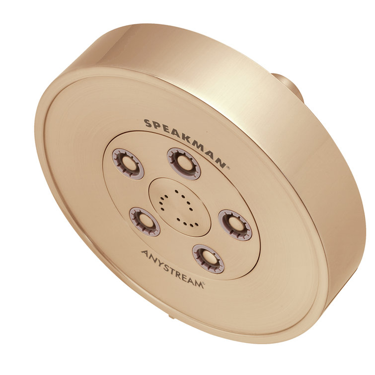 Pulse Bronze Large Round Wall Mounted Shower Head