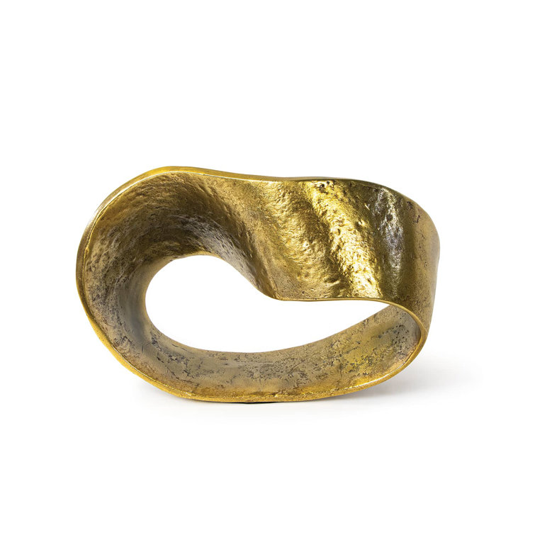 Regina Andrew Brass Infinity Knot Sculpture