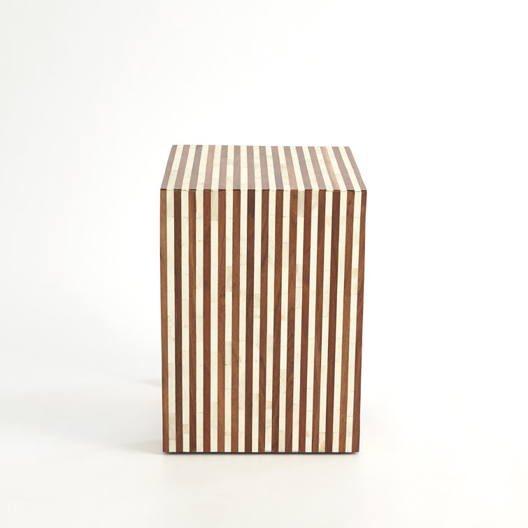 Sienna Rectangular Solid Mango & Walnut Wood Nesting End Table