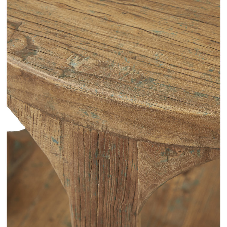 Pamlico 24" Round Honey-Toned Solid Wood End Table