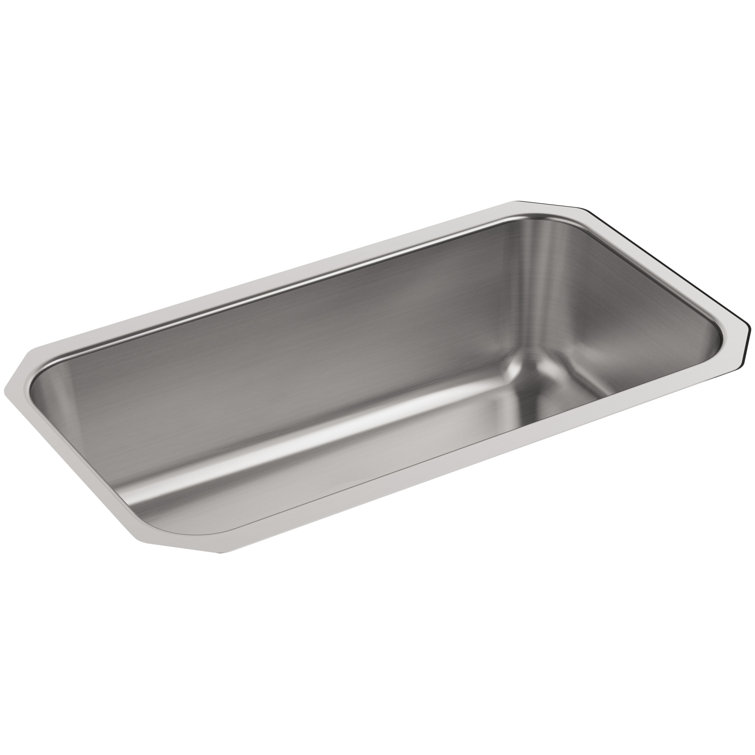 Large Stainless Steel Undermount Single-Bowl Kitchen Sink