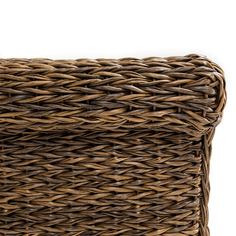 Cayman Brown Rattan Seating Group with Sunbrella Cushions
