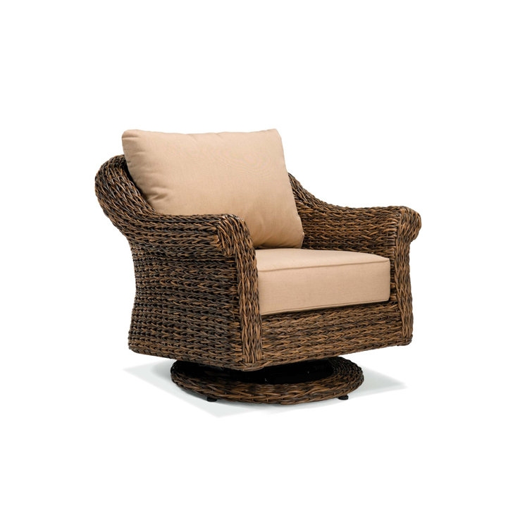 Cayman Heritage Brown 8 Piece Rattan Seating Group with Sunbrella Cushions