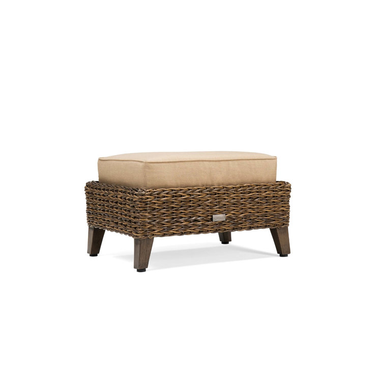 Cayman Heritage Brown 8 Piece Rattan Seating Group with Sunbrella Cushions