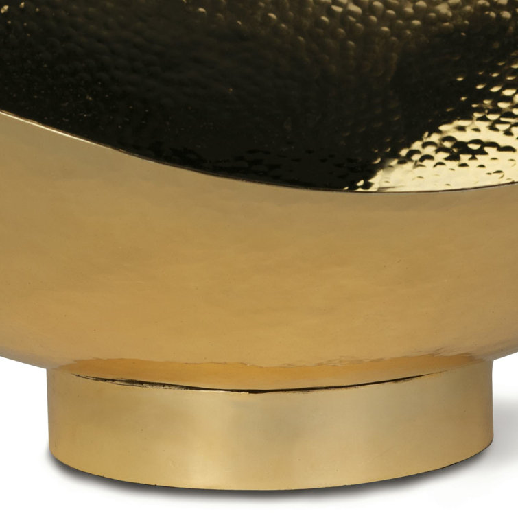 Extra Large Polished Brass Decorative Metal Bowl