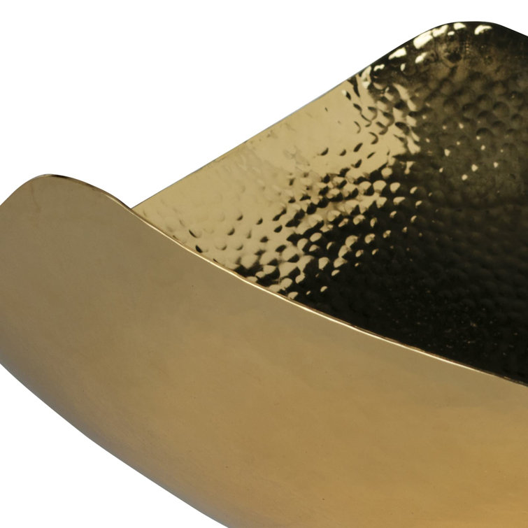 Extra Large Polished Brass Decorative Metal Bowl