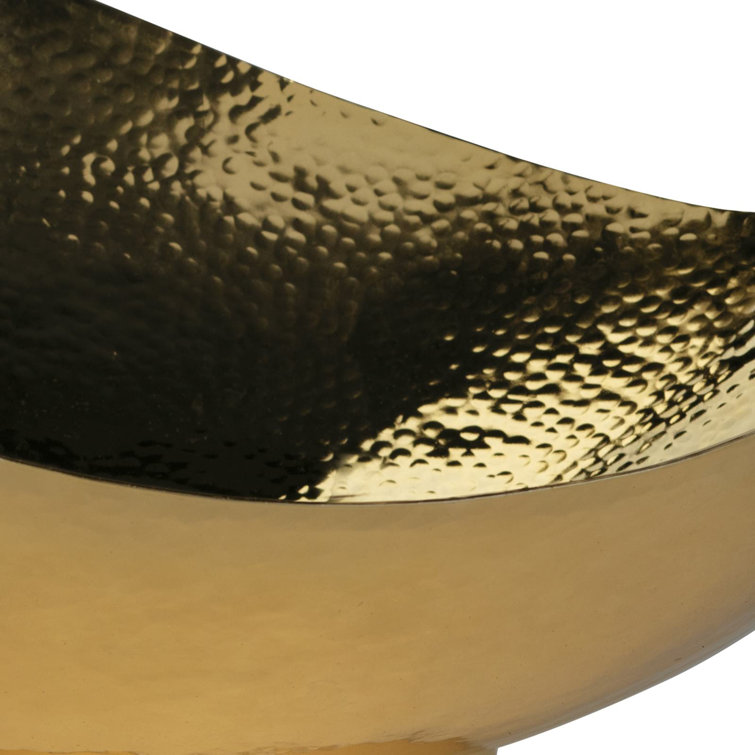Extra Large Polished Brass Decorative Metal Bowl
