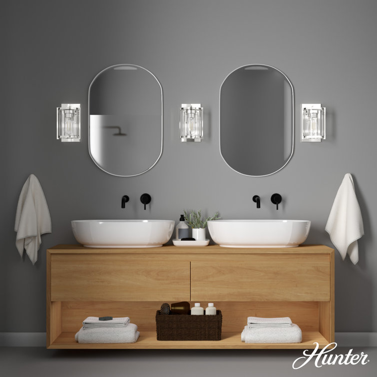 Polished Nickel Dimmable Art Deco Wall Sconce