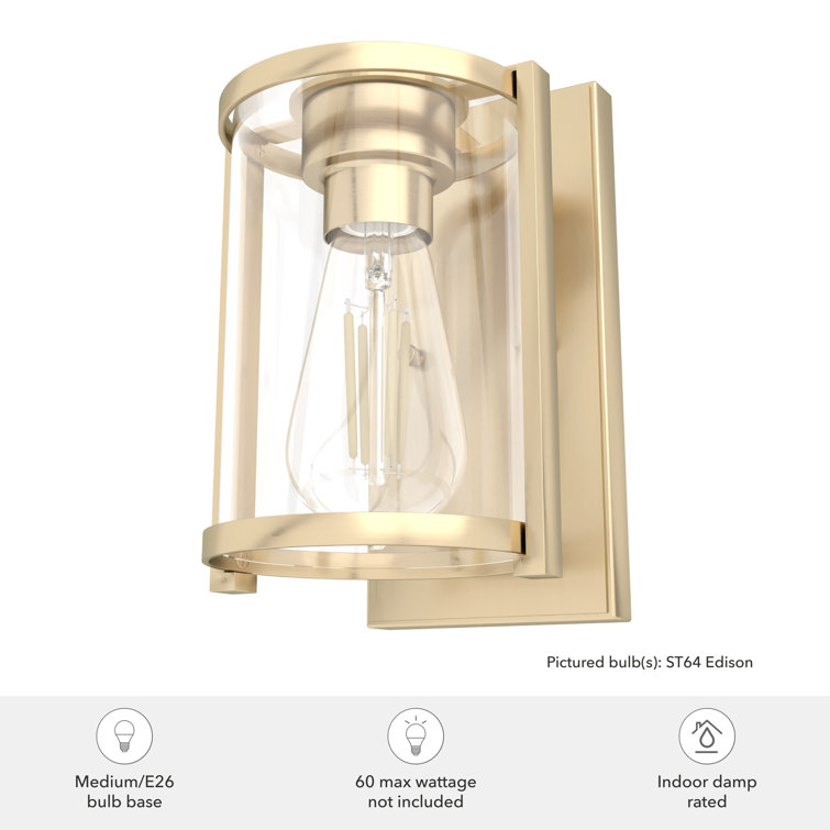 Alturas Gold Dimmable Outdoor Wall Sconce