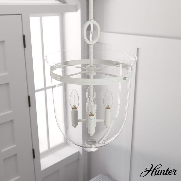 Belltown Timeless Rustic White 4-Light Urn Pendant
