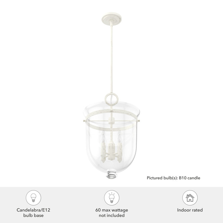 Belltown Timeless Rustic White 4-Light Urn Pendant