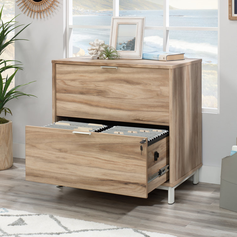 Kiln Acacia 2-Drawer Lockable Lateral File Cabinet