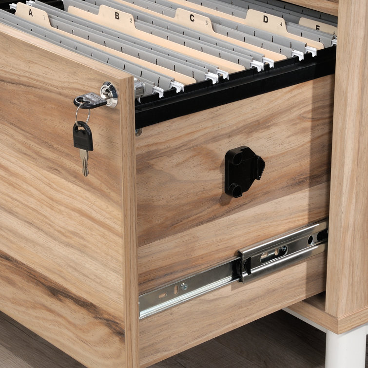 Kiln Acacia 2-Drawer Lockable Lateral File Cabinet